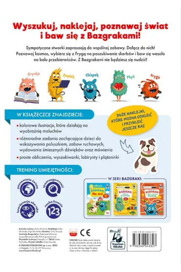 Bazgraki i zabawy 2-latk�w. Kapitan Nauka. Bazgraki