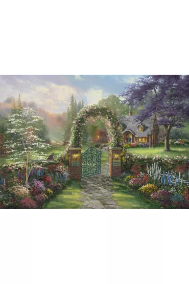 Puzzle 1000 el. Premium Quality. Thomas Kinkade, Pensjonat Koliber Schmidt - Thomas  Kinkade