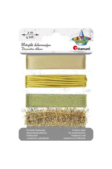 Titanum Wst��ki tekstylne z�ote 4 x 2m