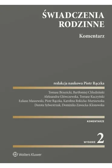 �wiadczenia rodzinne.  Komentarz