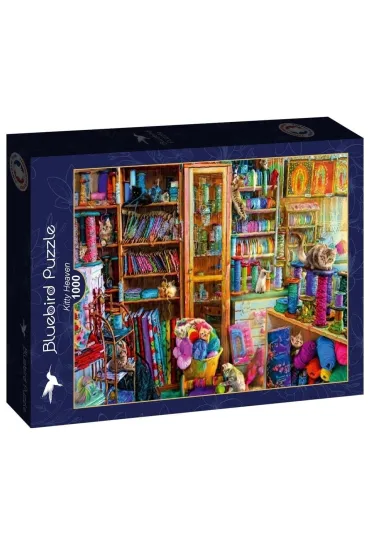 Puzzle 1000 el. Kocia kr�lewstwo Bluebird Puzzle