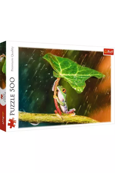 Puzzle 500 el. Zielony parasol Trefl