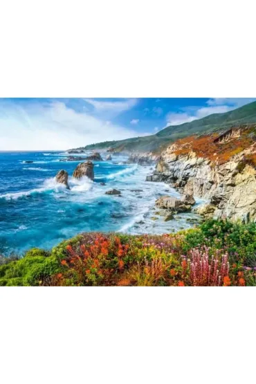 Puzzle 2000 el. Big Sur Coastline California USA Castorland