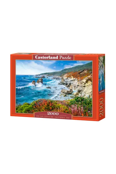 Puzzle 2000 el. Big Sur Coastline California USA Castorland