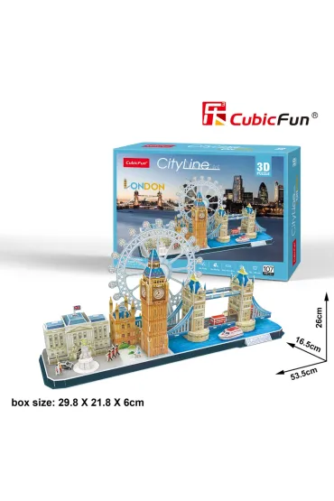 Puzzle 3D 107 el. City Line London Cubic Fun