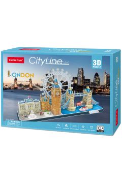 Puzzle 3D 107 el. City Line London Cubic Fun