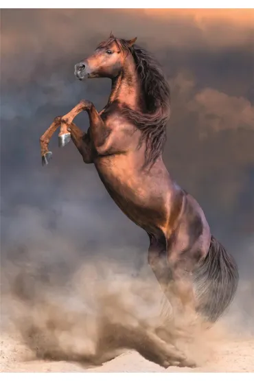 Puzzle 500 el. Wild Red Stallion Clementoni