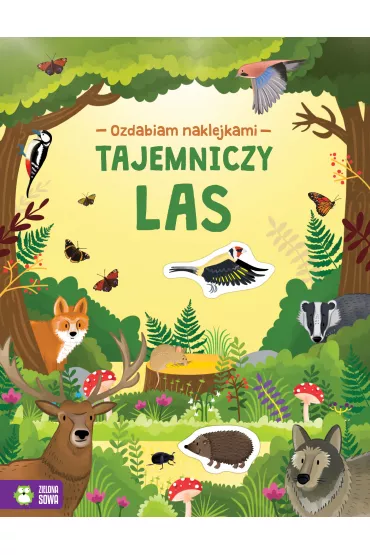 Ozdabiam naklejkami. Tajemniczy las