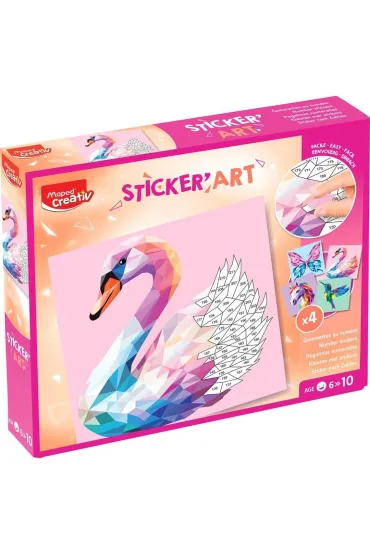 Creativ Sticker Art przyklejanie po numerach MAPED