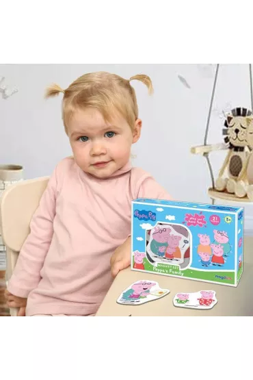 Maksik �winka Peppa Rodzina - zestaw magnes�w