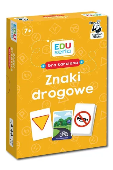 EDUseria. Znaki drogowe. Gra karciana. Kapitan Nauka Edgard - Natalia Berlik