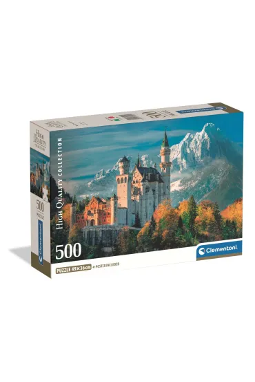 Puzzle 500 el. Neuschwanstein castle Clementoni