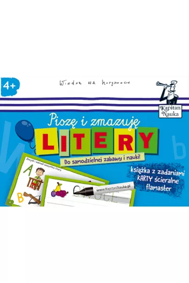 Litery. Pisz� i zmazuj�. Kapitan Nauka
