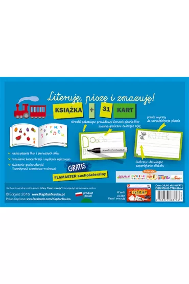 Litery. Pisz� i zmazuj�. Kapitan Nauka