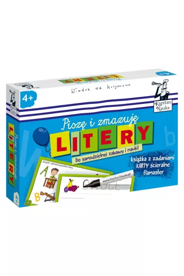 Litery. Pisz� i zmazuj�. Kapitan Nauka