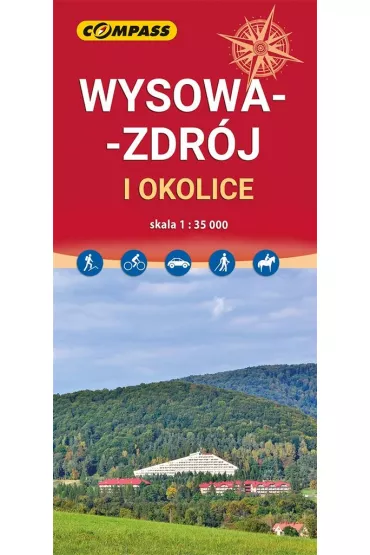 Mapa - Wysowa-Zdr�j i okolice 1:35 000