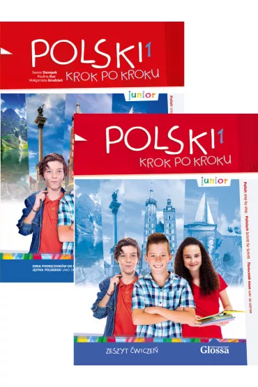 Polski Krok po kroku Junior 1. Podr�cznik i zeszyt �wicze� do nauki j�zyka polskiego dla obcokrajowc�w - Iwona Stempek, Ma�gorzata Grudzie�, Paulina Kuc