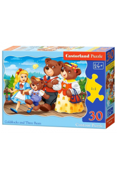 Puzzle 30 el. Goldilocks AND Three Bears Castorland