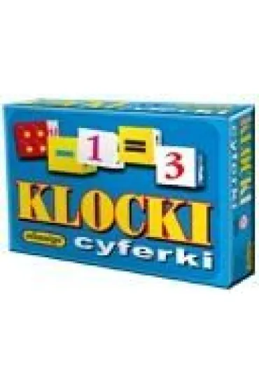 Klocki obrazkowe 12 El Cyferki  ADAMIGO 3815