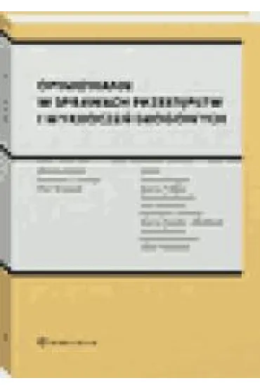 Opiniowanie w sprawach przest�pstw i wykrocze� drogowych