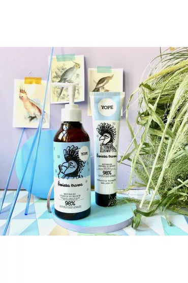 Yope Naturalna odywka do wosw wiea trawa 170 ml