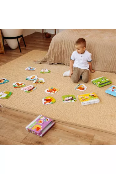Puzzle 3w1 Zwierzaki Maksik
