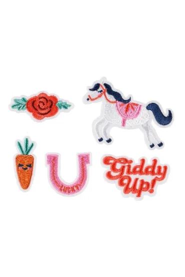 PartyDeco Naprasowanki Giddy Up mix 5 szt