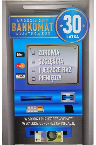 Yeku Karnet Urodziny 30 m�skie