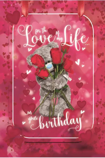 Carte Blanche Karnet holograficzny 3D For the love of my life