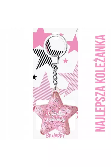 Be-Happy Gifts Brelok Gwiazdka Najlepsza Kole�anka