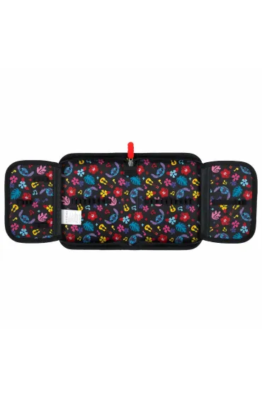 St. Majewski Pi�rnik dwuklapkowy bez wyposa�enia Stitch Black Aloha