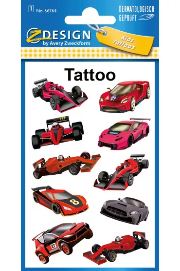 Tatua�e Samochody wy�cigowe Avery Zweckform