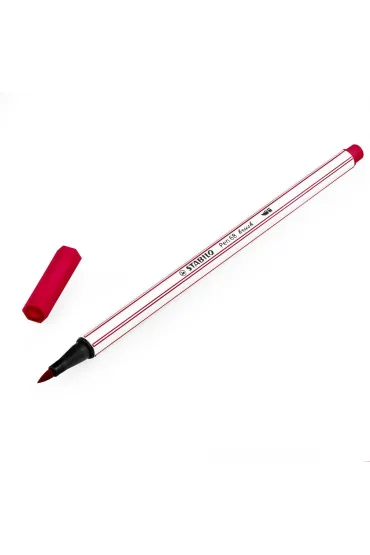 Stabilo Pisak Pen 68 Brush-50 czerwony-ciemny