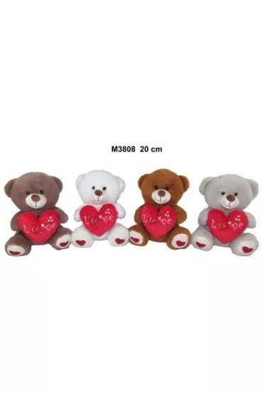 Mi� z sercem 20cm MIX Sun-Day