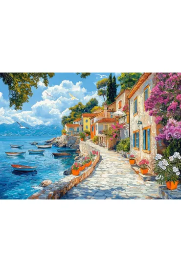 Puzzle 500 el. Mediterranean Walk CASTORLAND B-54220
