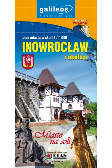 Inowroc�aw i okolice - plan miasta 1:11 000