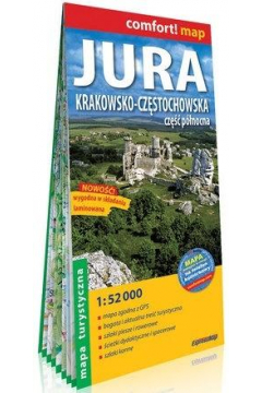 Jura Krakowsko-Czstochowska Cz pnocna; laminowana mapa turystyczna 1:52 000