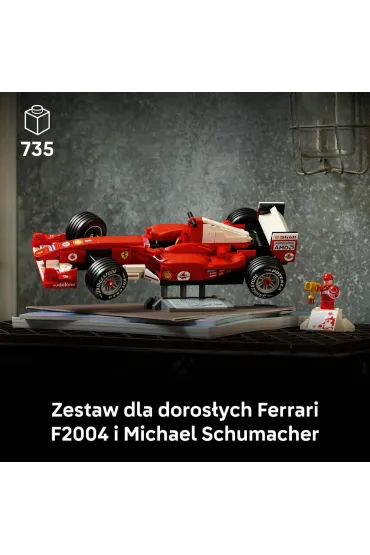 LEGO Icons Ferrari F2004 i Michael Schumacher 11375