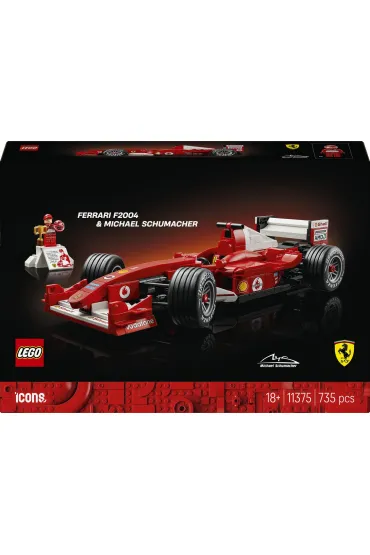 LEGO Icons Ferrari F2004 i Michael Schumacher 11375
