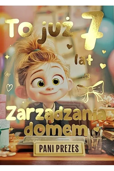 Yeku Karnet 3K Urodziny