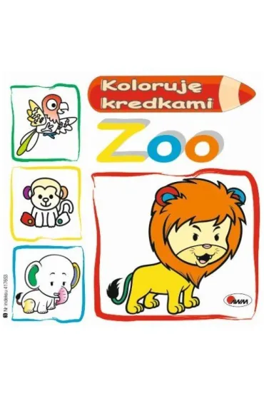 Koloruj� kredkami. Zoo