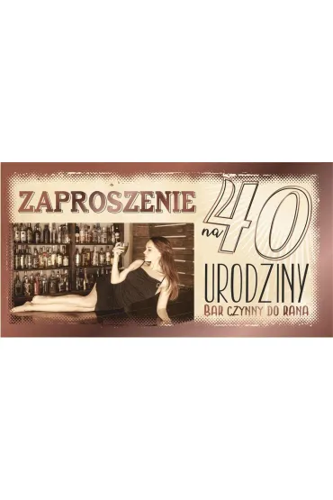 AbCard Zaproszenie Urodziny Z60 10 szt.