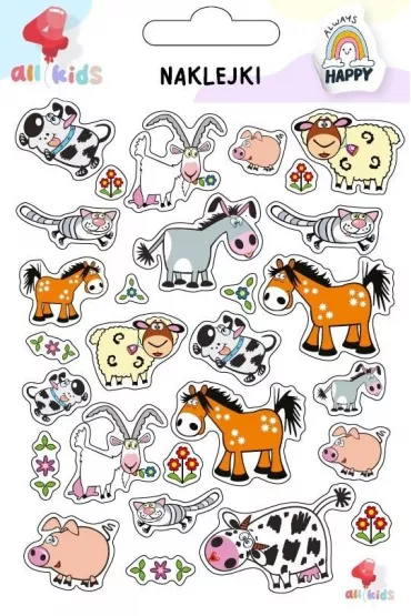 All4Kids Naklejki dla dzieci Zwierz�ta 2