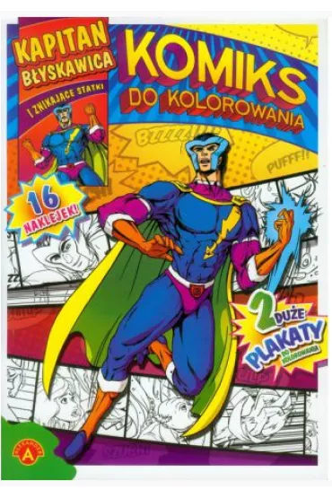 Kapitan b�yskawica i znikaj�ce statki Komiks do kolorowania *