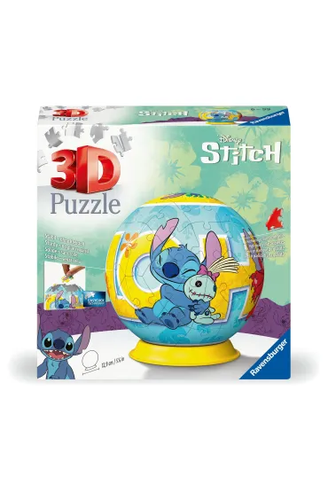 Puzzle Kula 72 el. 3D Stitch Ravensburger