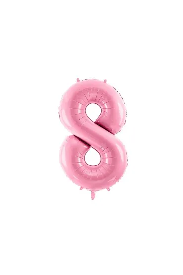 PartyDeco Balon foliowy 8 r�owy 86cm