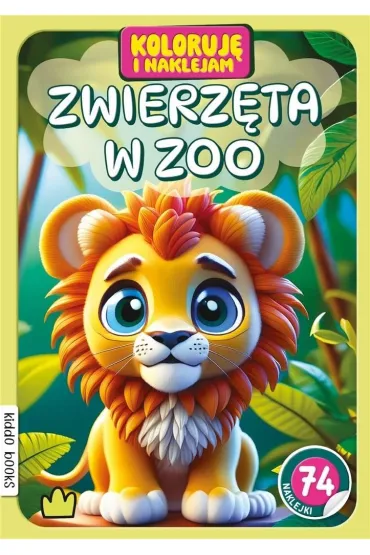 Koloruj� i naklejam, Zwierz�ta w zoo