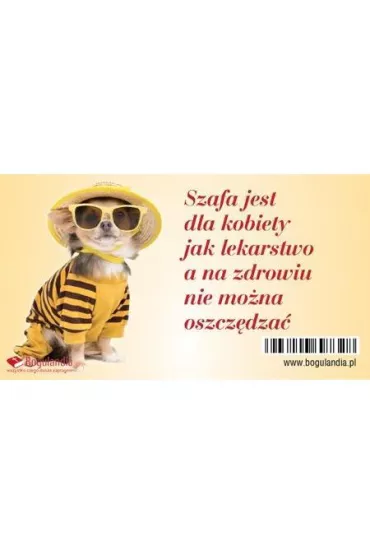 Bogulandia Magnes na lod�wk� - Szafa jest dla kobiety jak...