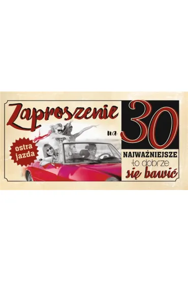 AbCard Zaproszenie Urodziny Z90 10 szt.