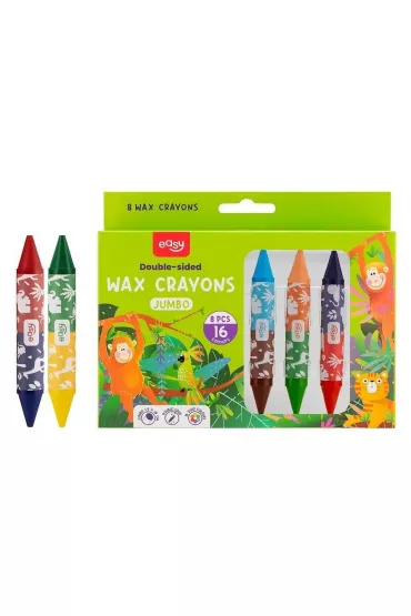 Easy Stationery Kredki �wiecowe 16 kolor�w EASY
